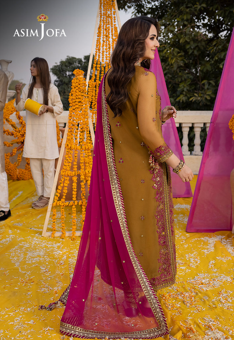 Asim Jofa Dastaan Ajda-22 Embroidered Chiffon 3 Pcs