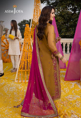 Asim Jofa Dastaan Ajda-22 Embroidered Chiffon 3 Pcs