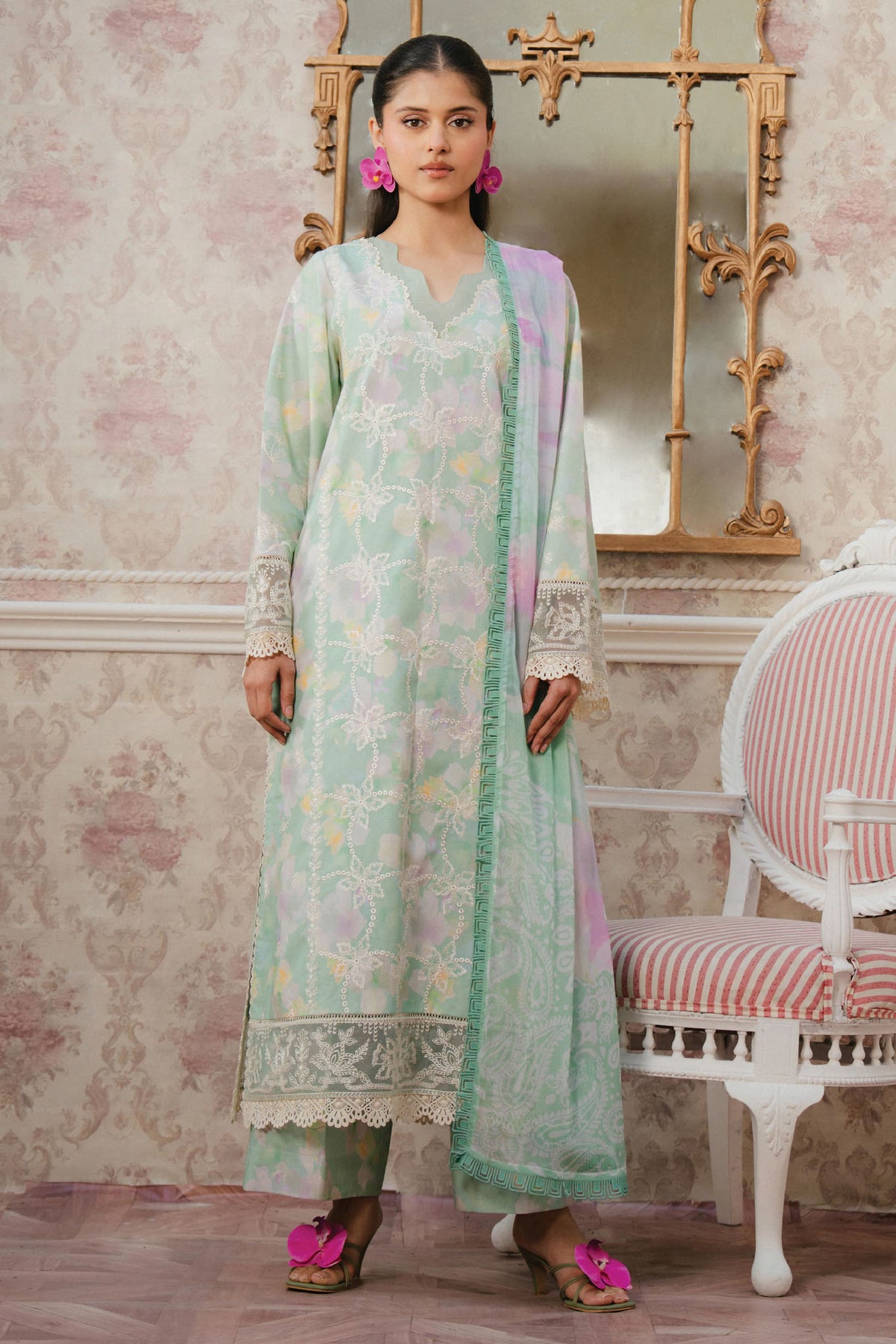 Armelia by Ayzel Unstitched 3 Piece Printed Lawn Collection-AL-V1-03-Liora