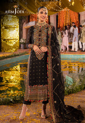 Asim Jofa Dastaan Ajda-02 Embroidered Chiffon 3 Pcs