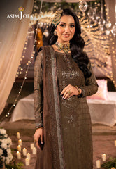 Asim Jofa Dastaan Ajda-05 Embroidered Lawn Silk 3 Pcs