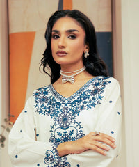 Vasl Pre Winter By Kross Kulture Stitched 2PC - Embroidered Cambric Suit Suit-0001734-SML-OFW