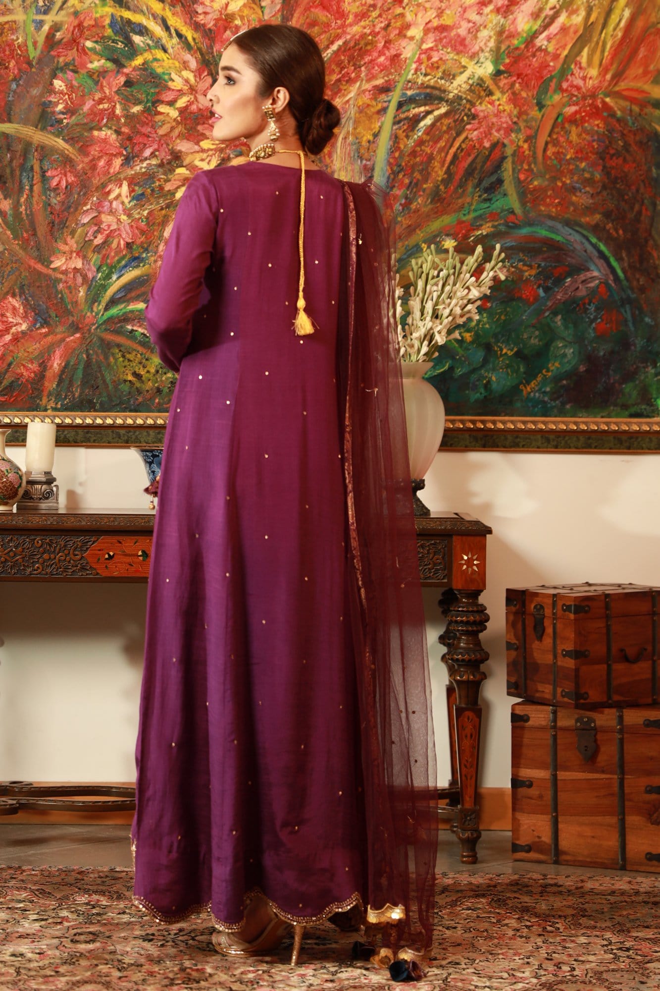 Neher By Zaaviay Stitched Rang Rasiya (Ready To Wear - Three Piece)