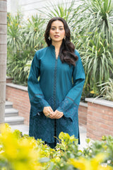 Panache Apparel-Stitched Summer Suit-Serene Mist