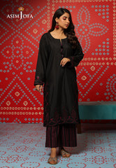Asim Jofa Tara Sitara Ajtm-05 - 2 Pcs Embroidered Raw Silk 2 Pcs