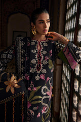 Elan Unstitched 3 Piece Luxury Lawn Collection'2025-04-A-Azureh