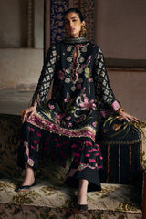 Elan Unstitched 3 Piece Luxury Lawn Collection'2025-04-A-Azureh