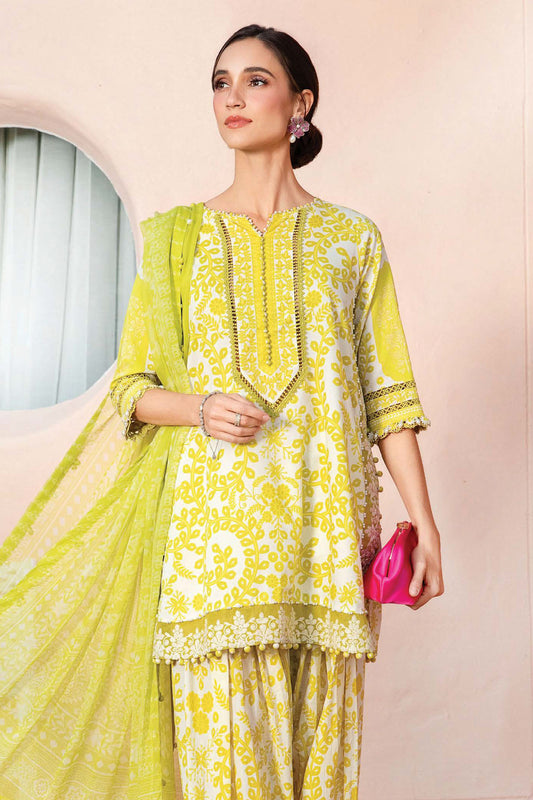 M.Prints By Maria B Unstitched 3 Piece Spring Summer Collection'2025-04-A