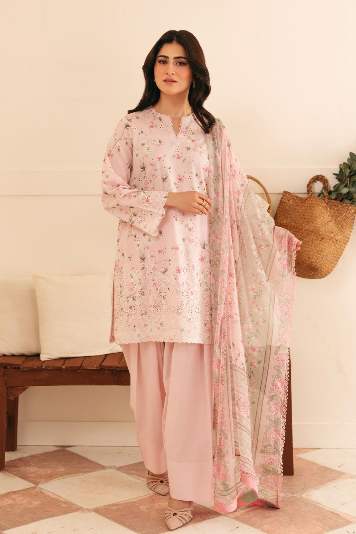 Festive Edit By Sahar Unstitched 3 Piece Emb Lawn Collection-04-Amethyst Garden