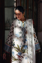 Elan Unstitched 3 Piece Luxury Lawn Collection'2025-04-B-Azureh