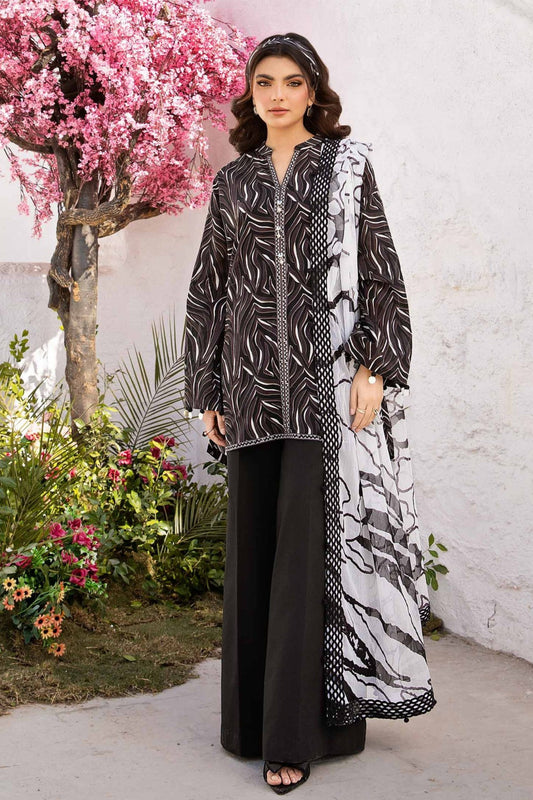 M.Basics By Maria B Unstitched 3 Piece Lawn Vol-01 Collection-04-B