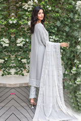 Mushq By Azmeerah Stitched 3 Piece Luxury Chiffon Pret Collection-04-Lukewarm