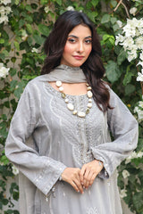 Mushq By Azmeerah Stitched 3 Piece Luxury Chiffon Pret Collection-04-Lukewarm