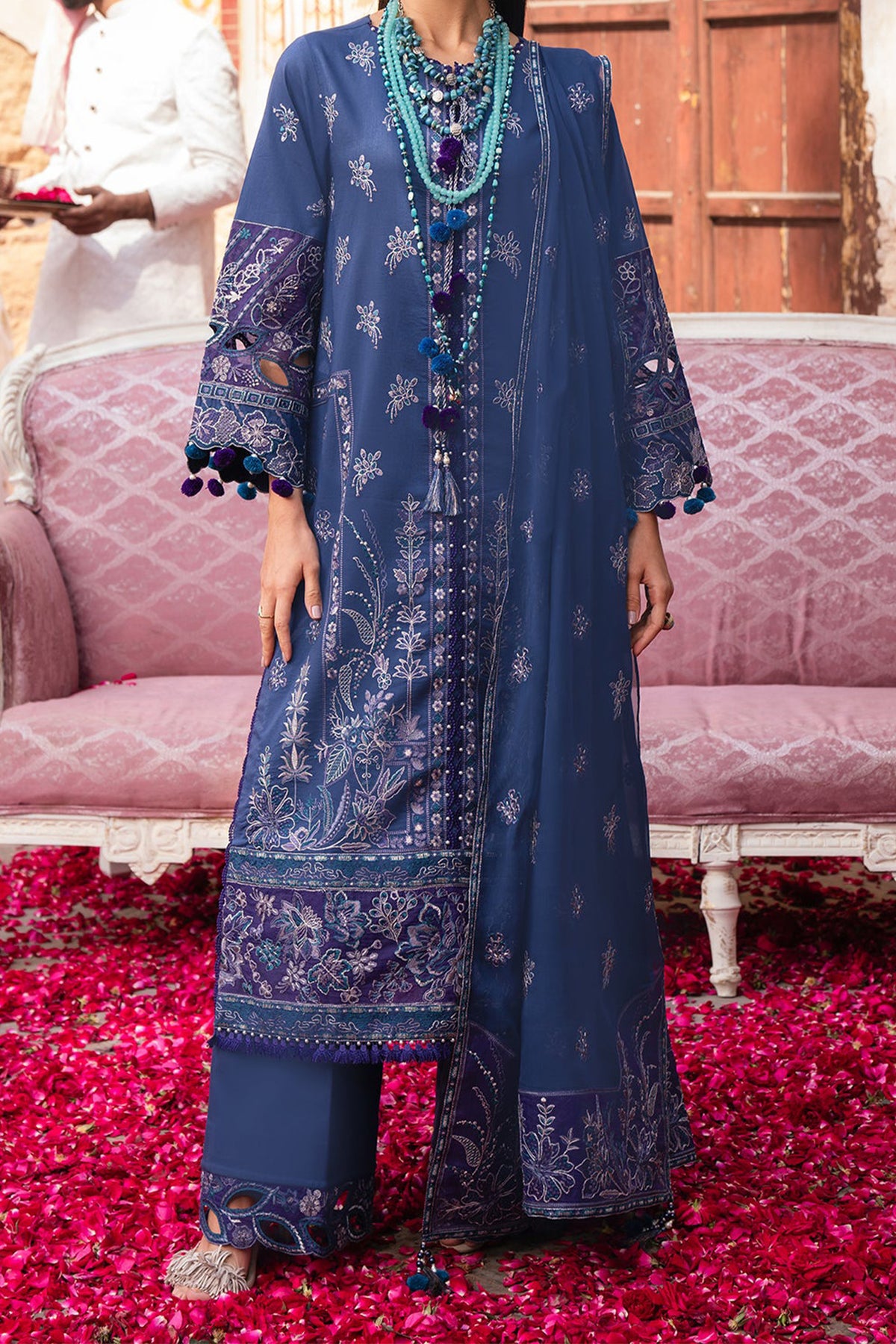 Rawayat By Alizeh Unstitched 3 Piece Luxury Emb Lawn Collection'2024-04-Shehnaaz