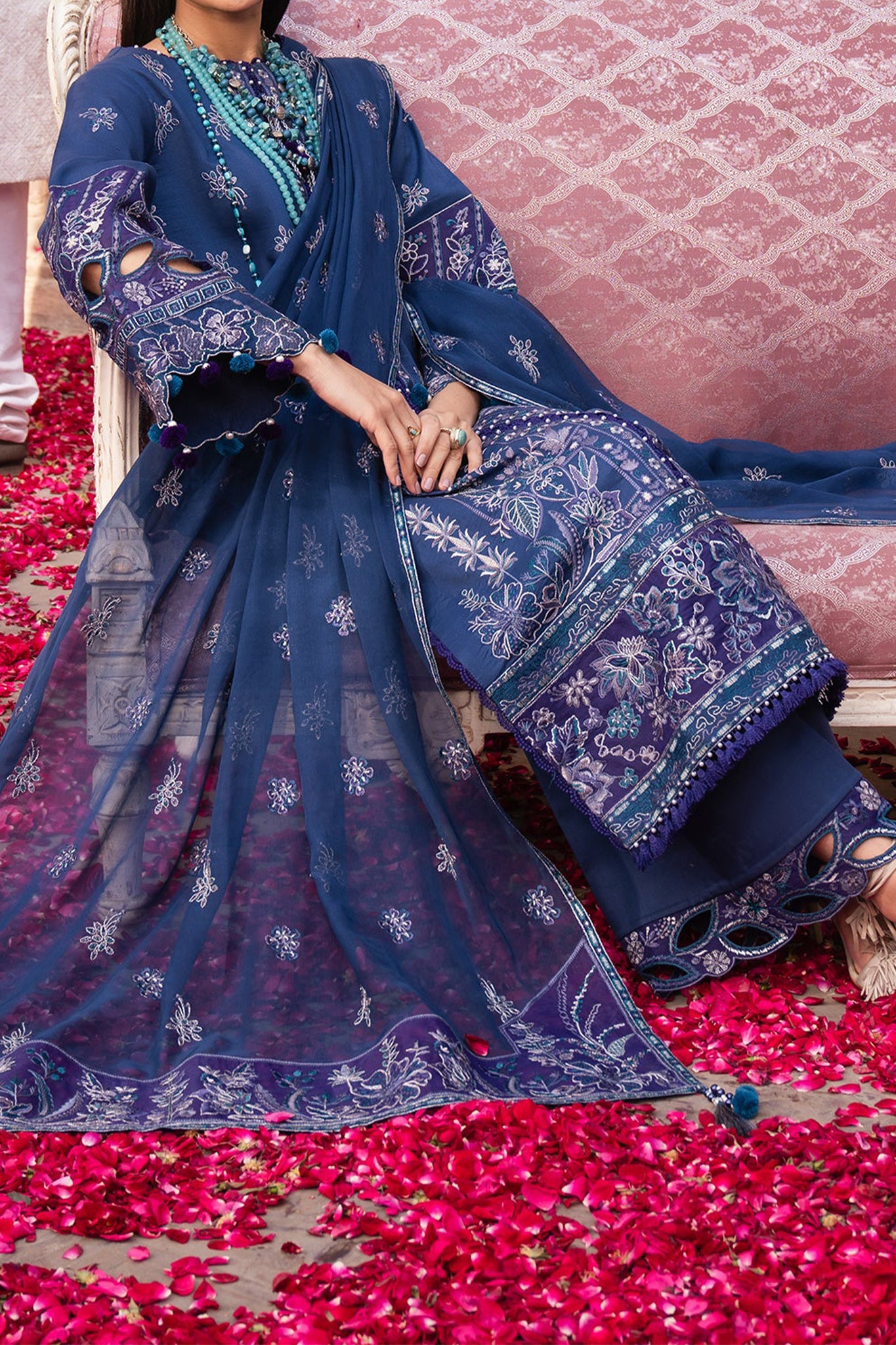 Rawayat By Alizeh Unstitched 3 Piece Luxury Emb Lawn Collection'2024-04-Shehnaaz