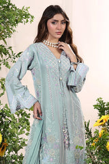 Irha By Guzel Stitched 3 Piece Luxury Cotton Suit-04-Suhana