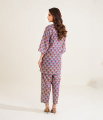 Sinopia Stitched 2 Piece Summer Women Suit-SS26-044-Pink