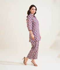 Sinopia Stitched 2 Piece Summer Women Suit-SS26-044-Pink