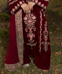 Mazil Stitched 3 Piece Formals Suit-Farida