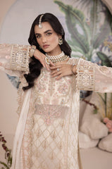 Aaraish By Diara Couture Stitched 3 Piece Formals Collection'2025 HAYA-SF-15-Off White