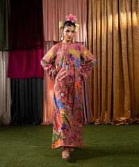 Print Therapy By Mazil Stitched Kaftan Collection'2026-Peony