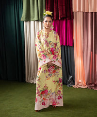 Print Therapy By Mazil Stitched Kaftan Collection'2026-Marigold