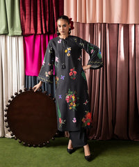 Print Therapy By Mazil Stitched 2 Piece Collection'2026-Black Iris