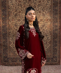 Makhmal By Mazil Stitched 2 Piece Formals Suit-Radha