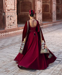 Makhmal By Mazil Stitched 3 Piece Formals Suit-Nirmila Pishwas