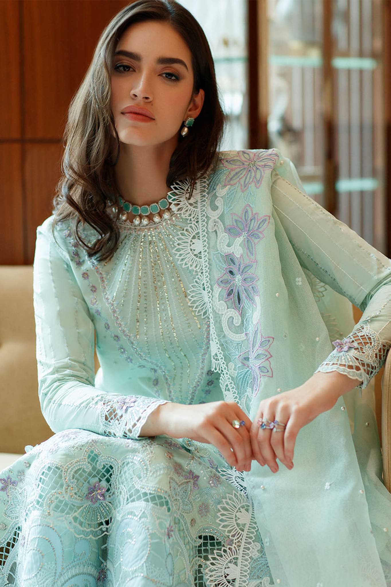 Astoria by Mushq Unstitched 3 Piece Festive Lawn Collection'2023-04-Celine