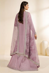 Meraki By Zarif Unstitched 3 Piece Luxury Formals Chiffon Edit Suit-ZR-MEK-04-NAHLA