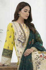 Isla By Dor Stitched 3 Piece Emb Lawn Collection'2026-S26-VI-04