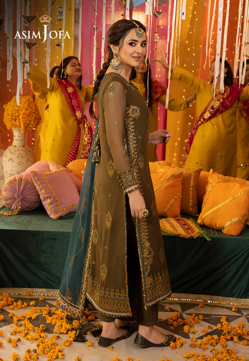 Asim Jofa Dastaan Ajda-16 Embroidered Chiffon 3 Pcs
