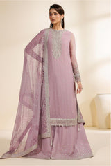 Meraki By Zarif Unstitched 3 Piece Luxury Formals Chiffon Edit Suit-ZR-MEK-04-NAHLA