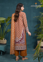Asim Jofa Gul Rung Pret Collection Ajgr-14 Printed Swiss Lawn 3 Pcs