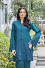 Panache Apparel-Stitched Summer Suit-Serene Mist