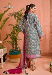 Asim Jofa Gul Rung Pret Collection Ajgr-07 Printed Cotton Silk 2 Pcs