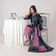 Ahlam By Safa Textile Printed Aniq 3pc Suit