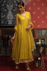 Arzish By Zaaviay Stitched Hoorain (Three Piece)