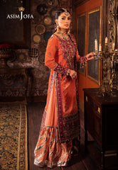 Asim Jofa Makhmal - Wedding Velvet Ajmm-01 Embroidered Velvet 3 Pcs
