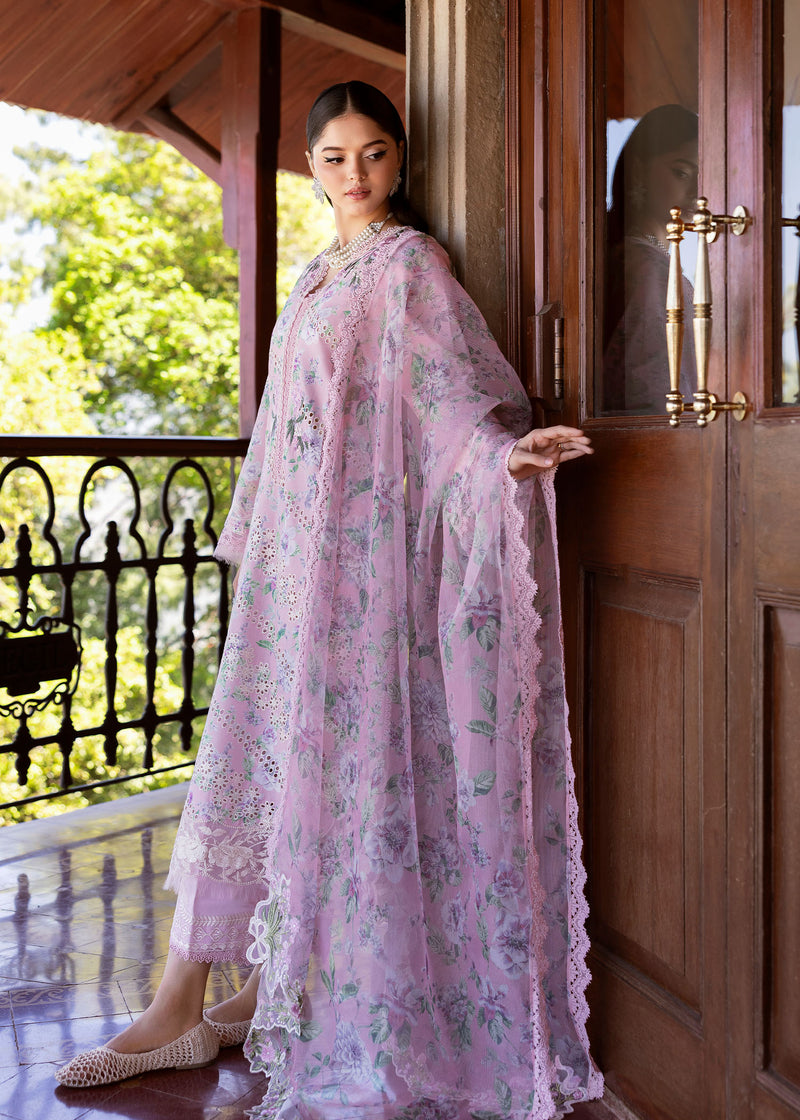 Bloom By Saira Shakira Unstitched 3 Piece Luxury Lawn Collection'2025-05-A-Celestial Breeze