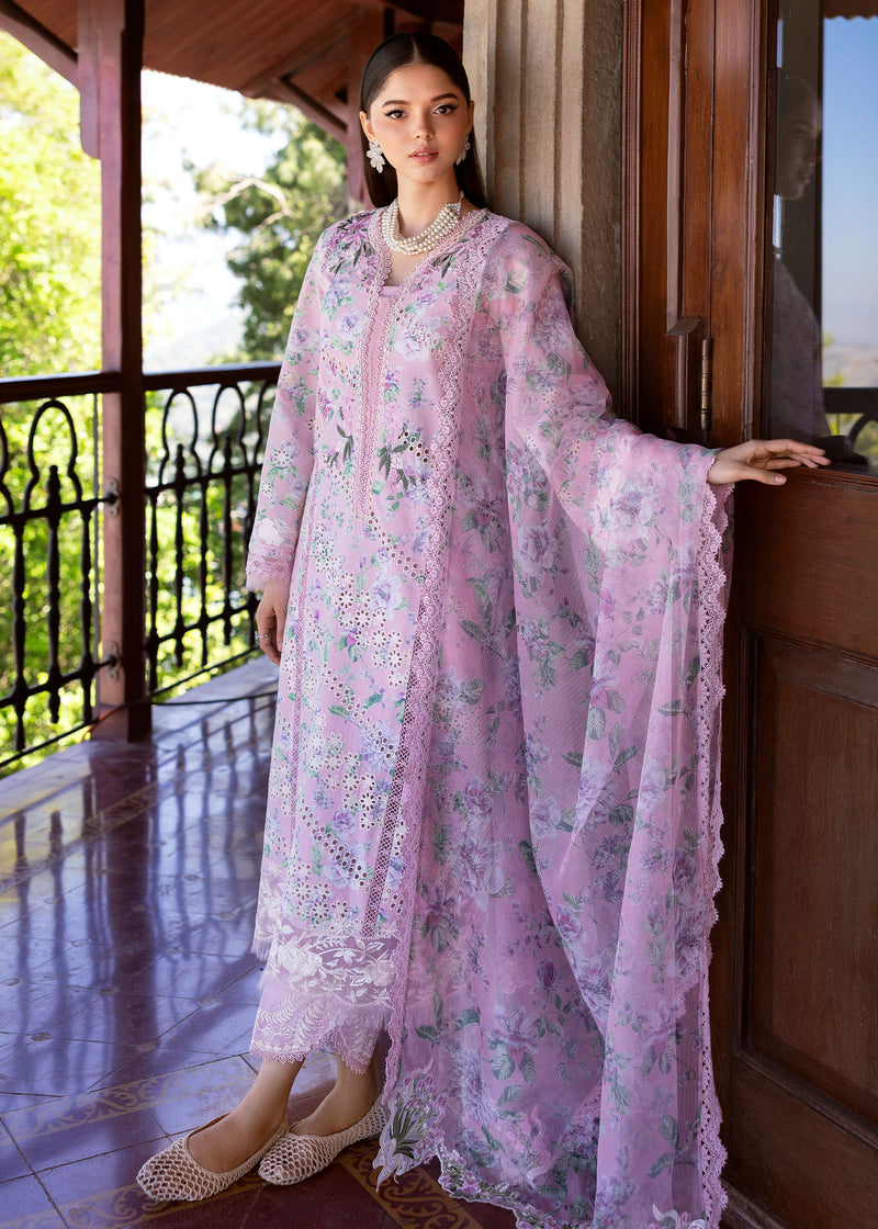 Bloom By Saira Shakira Unstitched 3 Piece Luxury Lawn Collection'2025-05-A-Celestial Breeze