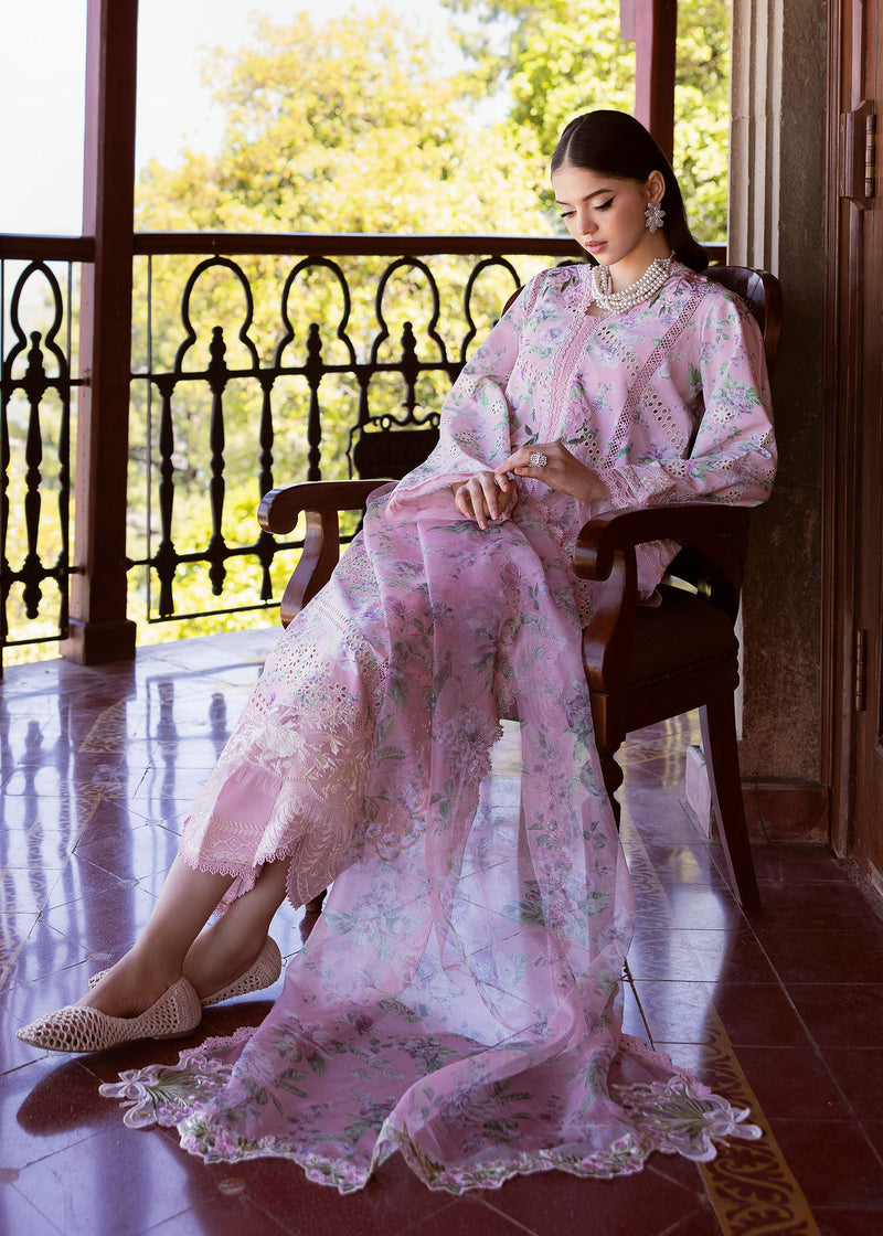 Bloom By Saira Shakira Unstitched 3 Piece Luxury Lawn Collection'2025-05-A-Celestial Breeze