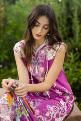 The Secret Garden Hemline By Mushq Unstitched 3 Piece Summer Collection'2025-05-A-Mystic Rose