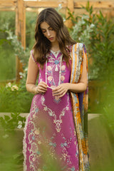 The Secret Garden Hemline By Mushq Unstitched 3 Piece Summer Collection'2025-05-A-Mystic Rose