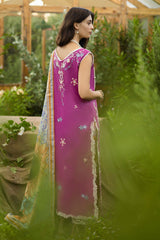 The Secret Garden Hemline By Mushq Unstitched 3 Piece Summer Collection'2025-05-A-Mystic Rose