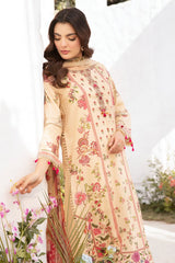 M.Basics By Maria B Unstitched 3 Piece Lawn Vol-01 Collection-05-A