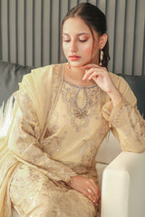 Mushq By Azmeerah Stitched 3 Piece Luxury Chiffon Pret Collection-05-Amore