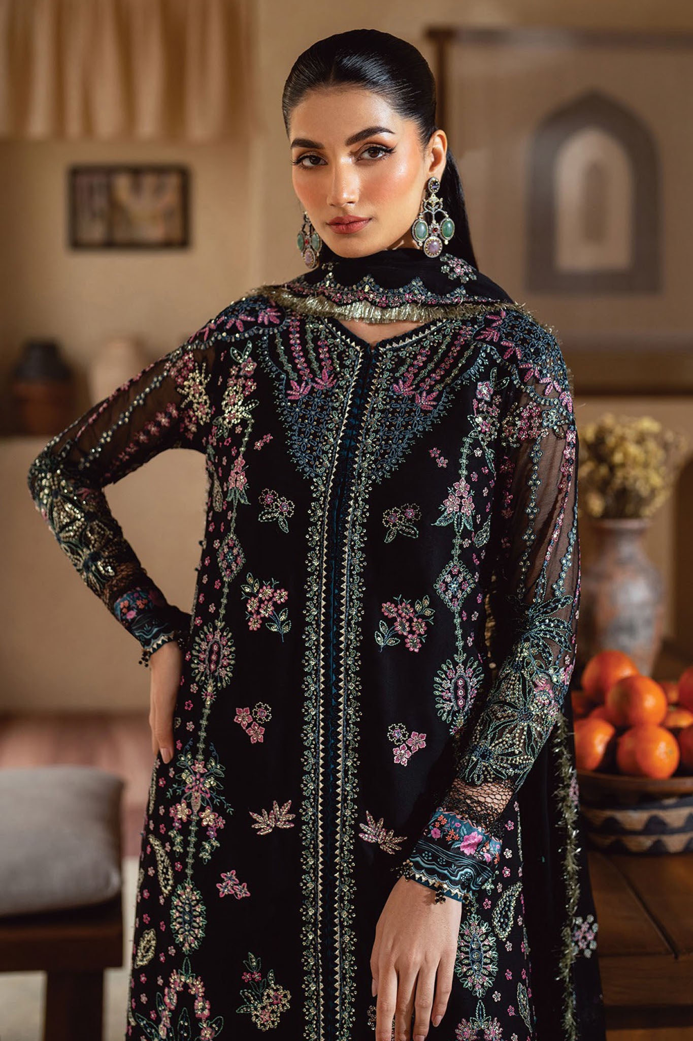 Niran By Xenia Unstitched 3 Piece Luxury Formals Collection-05-Antiha