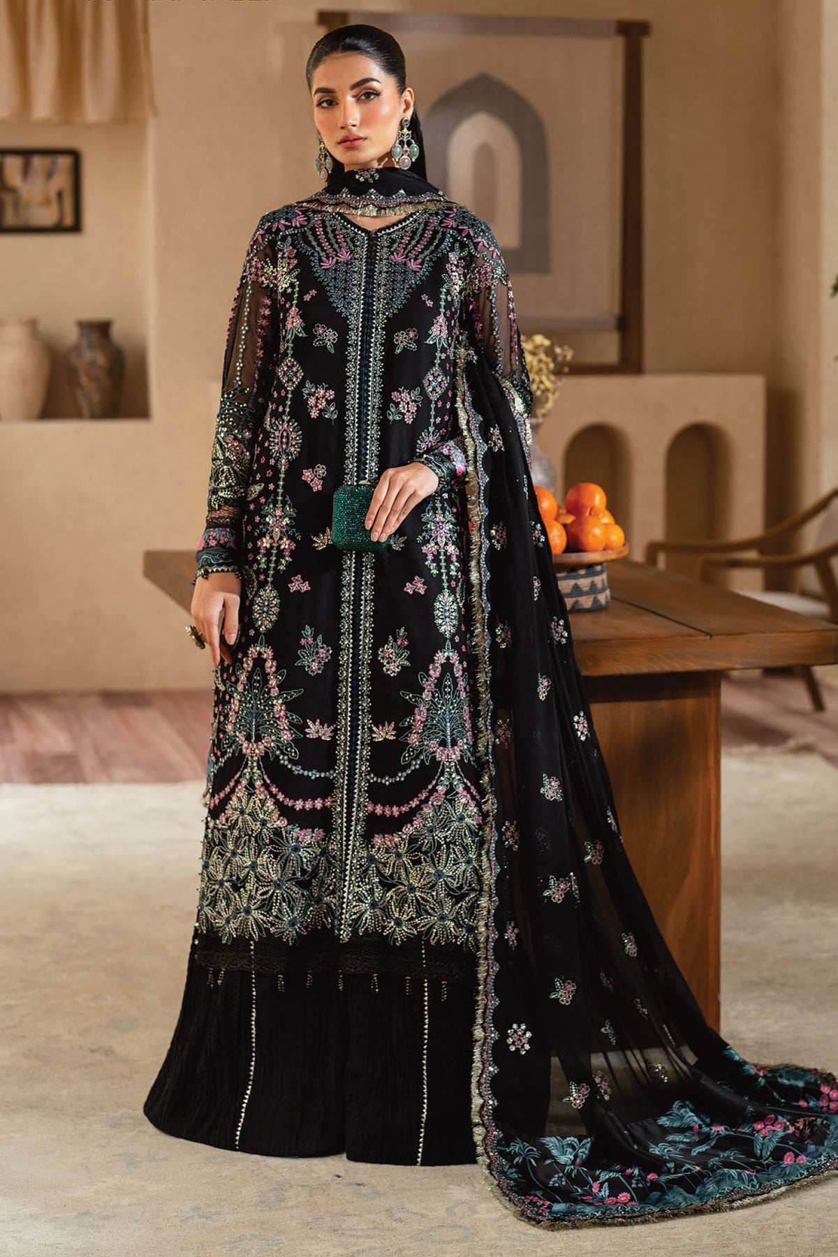 Niran By Xenia Unstitched 3 Piece Luxury Formals Collection-05-Antiha